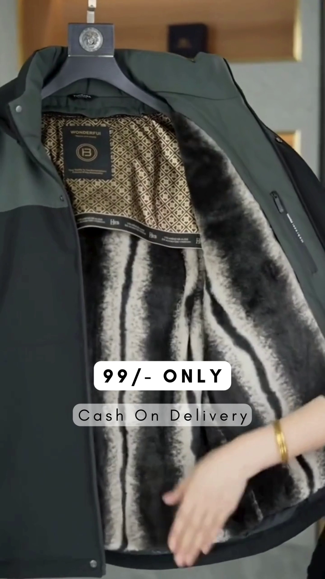 Warm Parka Winter Hooded Casual Jacket - Image 6