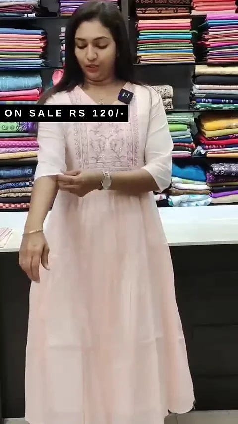 Embroidered Kurta For Women - Image 4