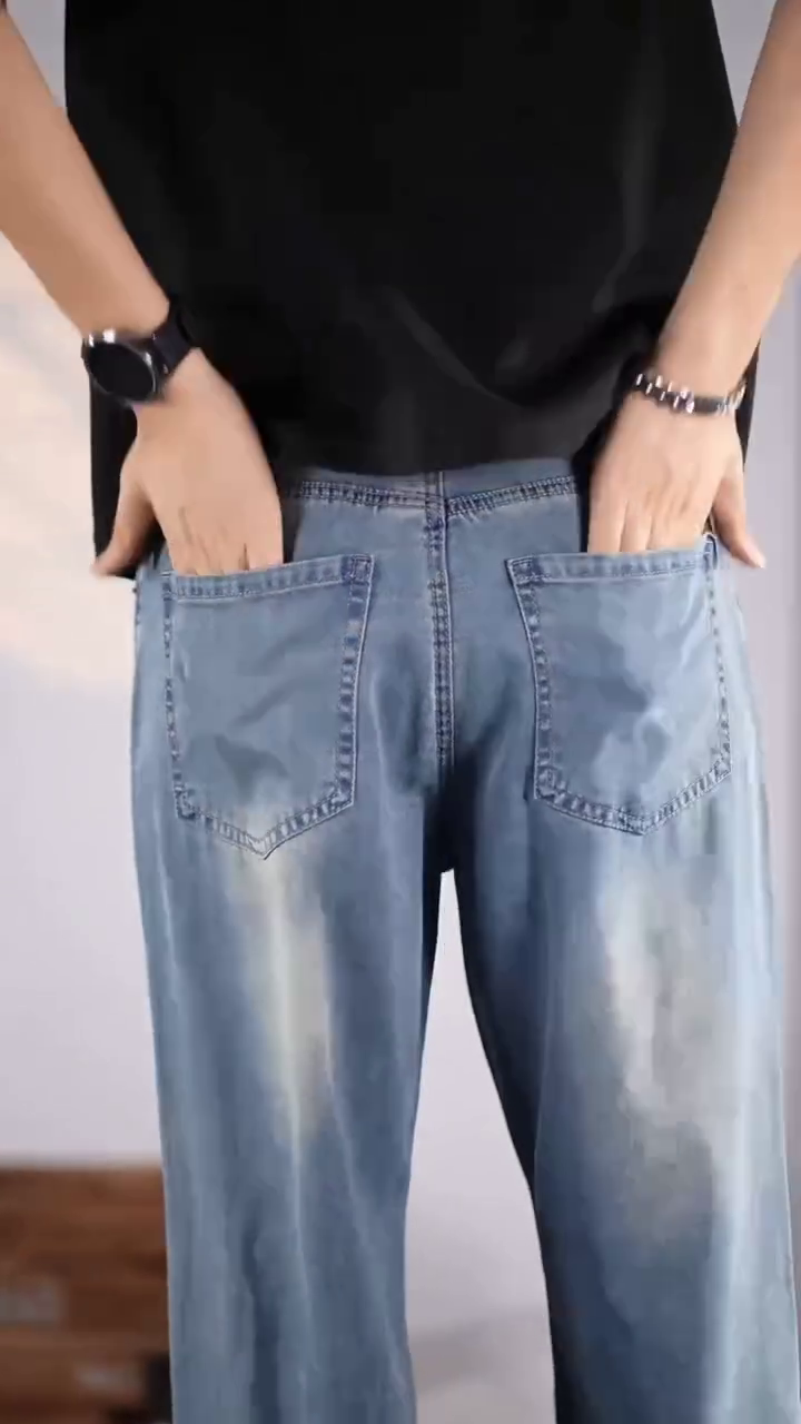 Men’s Classic Straight Fit Denim Jeans - Image 5