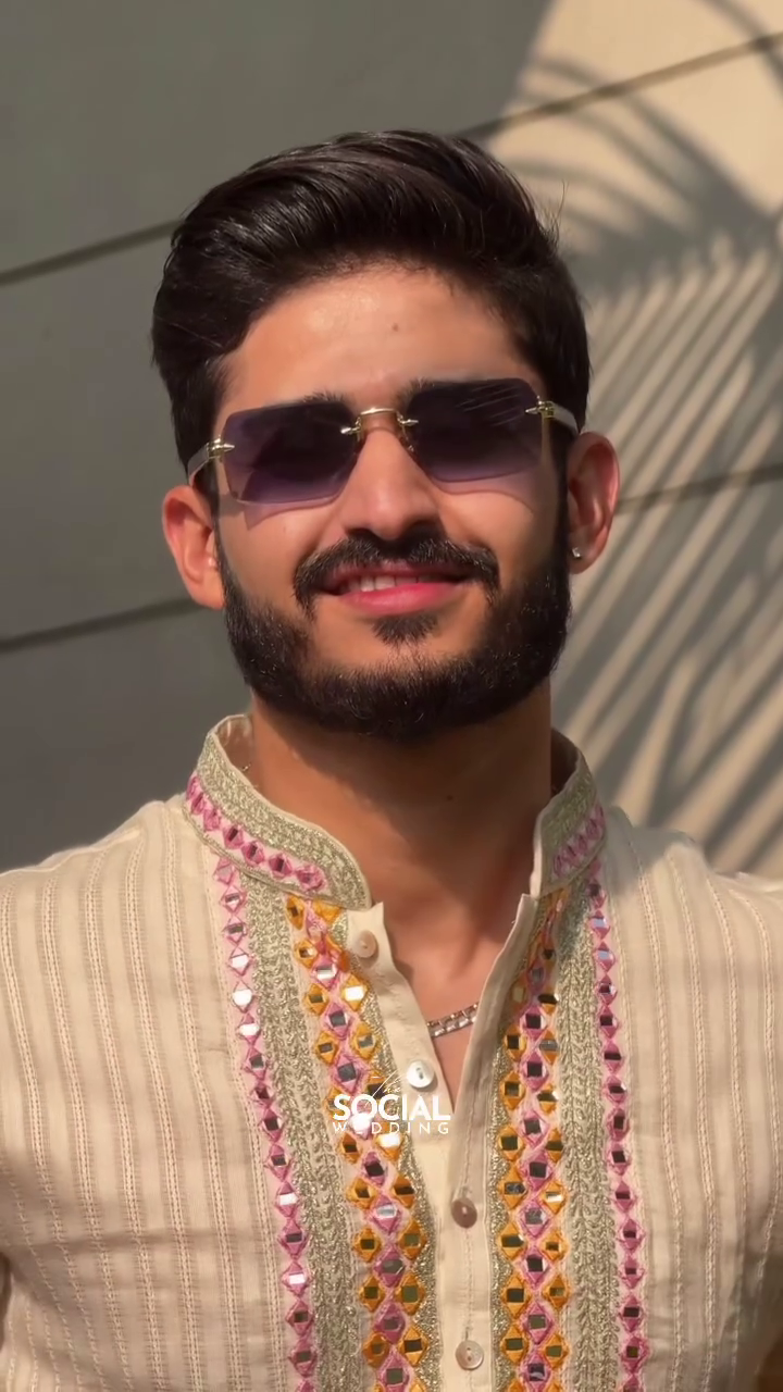 Men’s Ivory Embroidered Kurta Set - Image 4